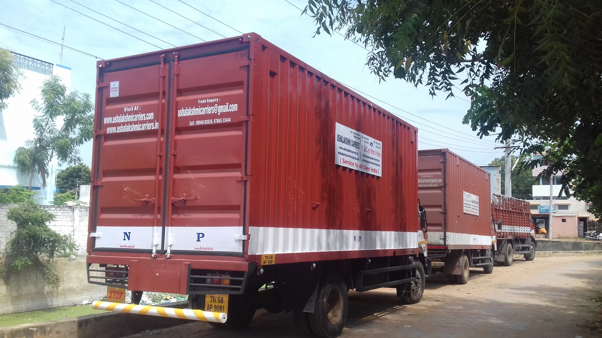 Regular Daily Lorry service between Madurai - Chennai - Bangalore